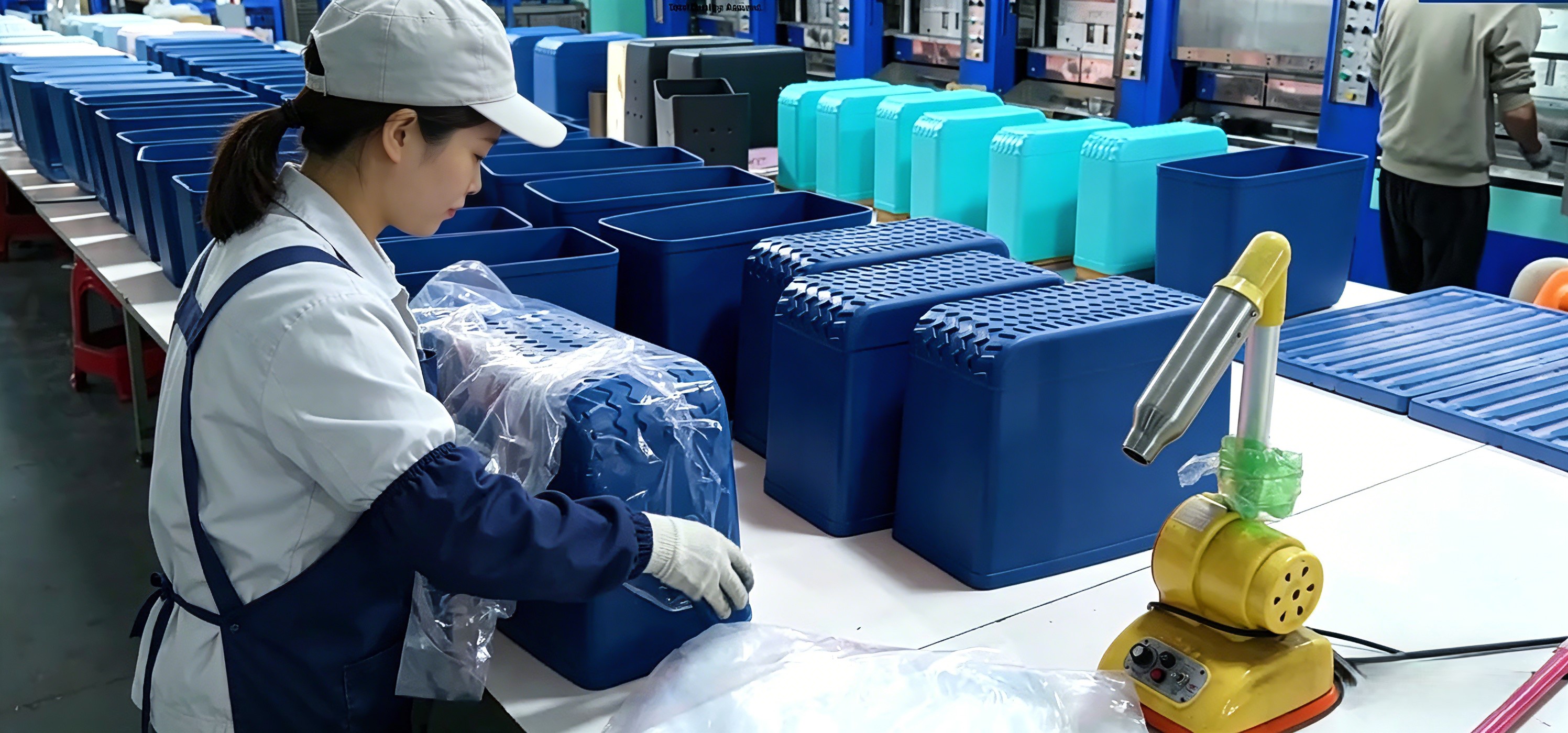 Quality inspection of custom EVA beach bags