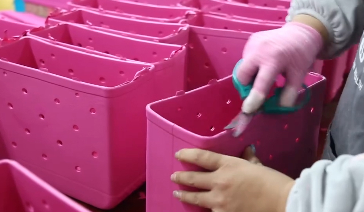 고무 비치백 공장